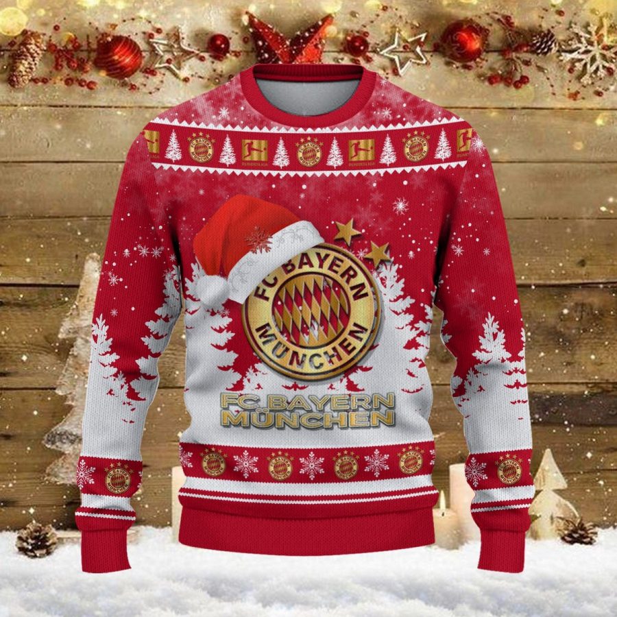 Weihnachtspullover Bayern München – Ugly Christmas Sweater – Bild 2