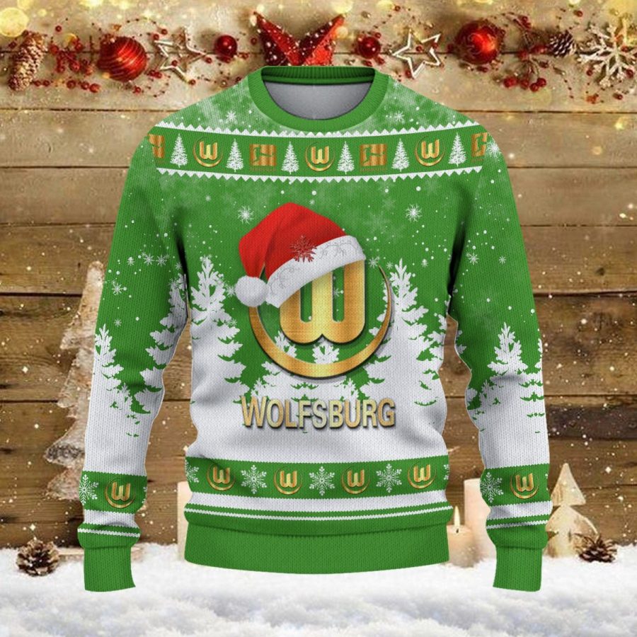 Weihnachtspullover VfL Wolfsburg – Ugly Christmas Sweater – Bild 2