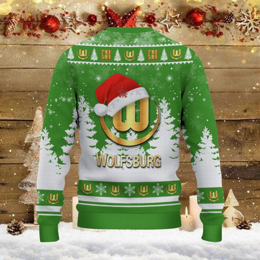 Weihnachtspullover VfL Wolfsburg – Ugly Christmas Sweater – Bild 3