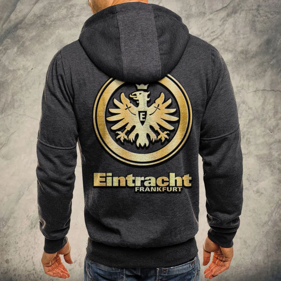 Eintracht Frankfurt Kapuzensweatjacke – Bild 5