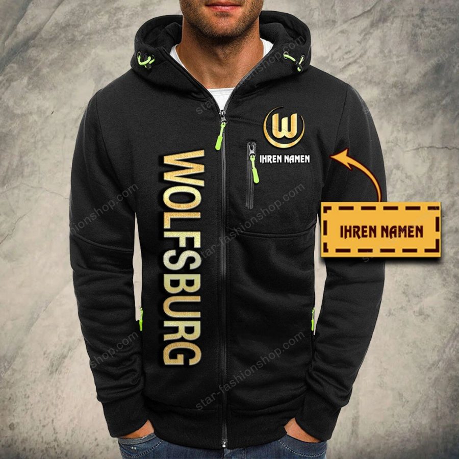VfL Wolfsburg Kapuzensweatjacke – Bild 2