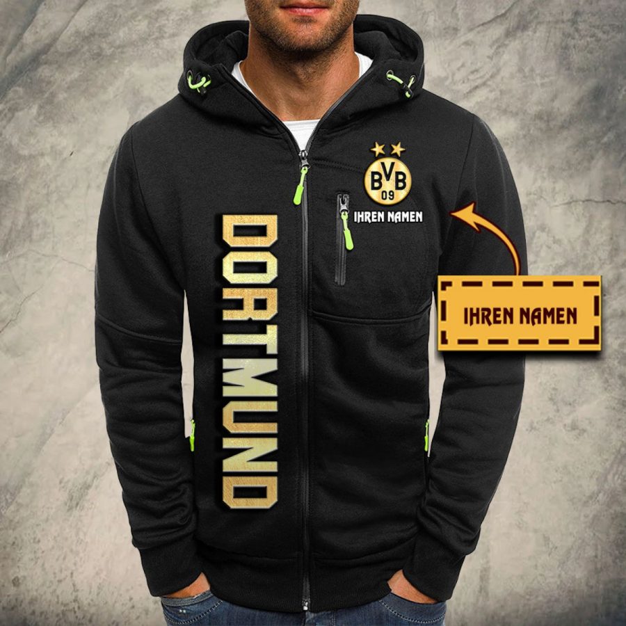 Borussia Dortmund Kapuzensweatjacke – Bild 2