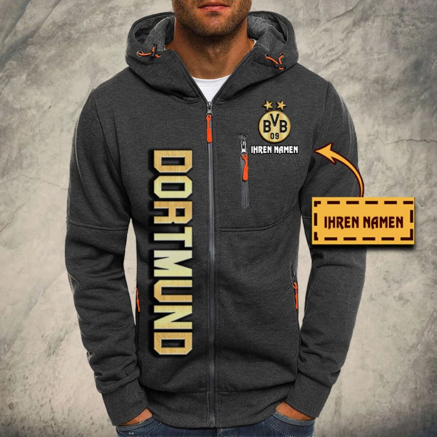 Borussia Dortmund Kapuzensweatjacke – Bild 4