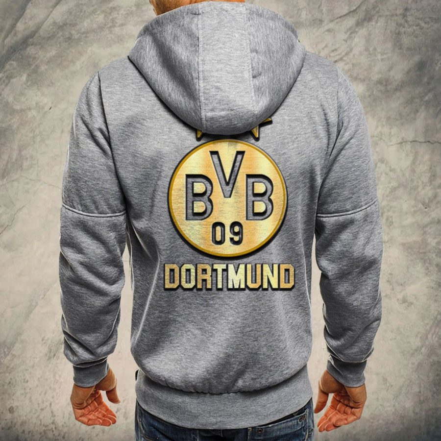 Borussia Dortmund Kapuzensweatjacke – Bild 7
