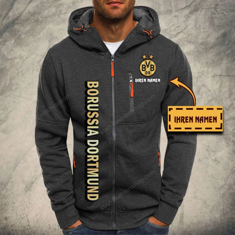 Borussia Dortmund II Kapuzensweatjacke – Bild 4