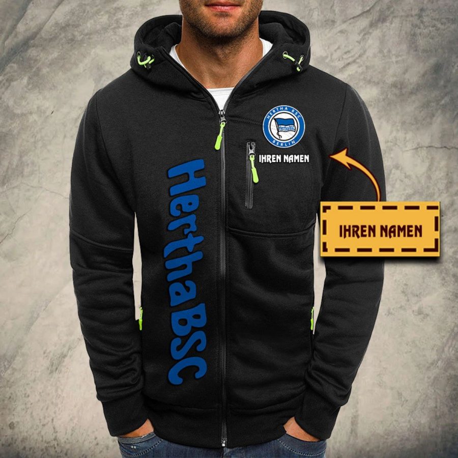 Hertha BSC Kapuzensweatjacke – Bild 2