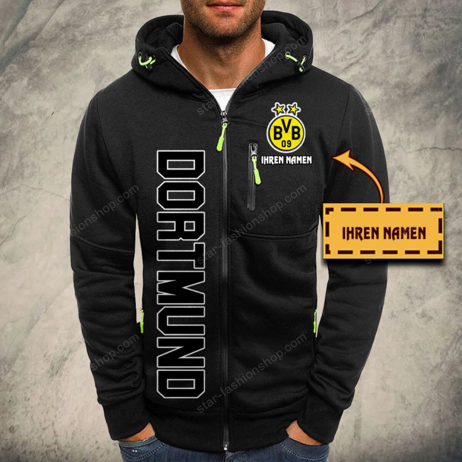 Borussia Dortmund Kapuzensweatjacke – Bild 2