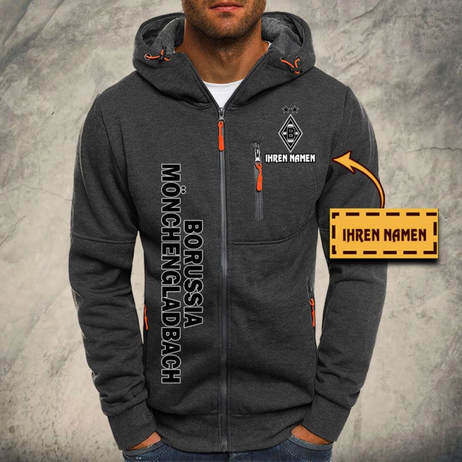 Borussia Mönchengladbach Kapuzensweatjacke – Bild 4