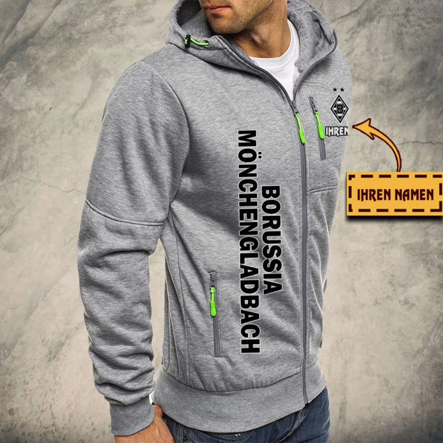 Borussia Mönchengladbach Kapuzensweatjacke – Bild 6