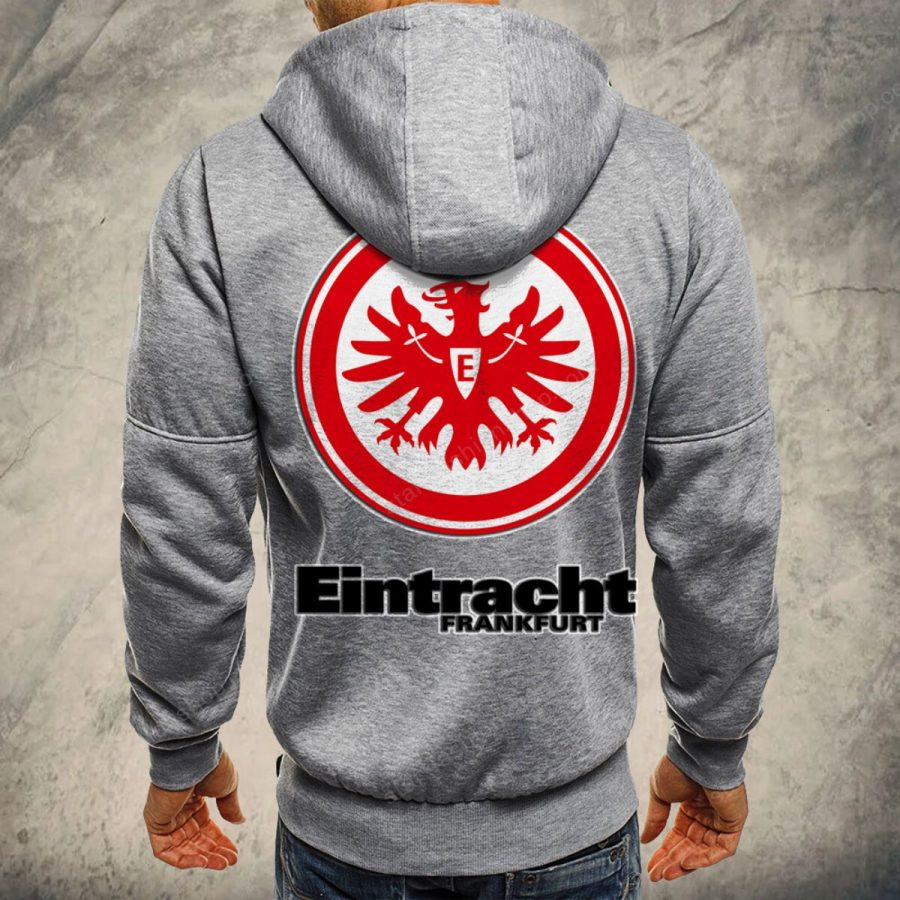 Eintracht Frankfurt Kapuzensweatjacke – Bild 7