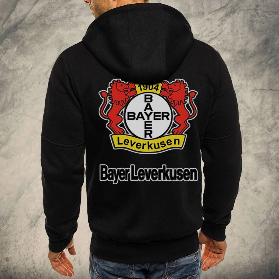Bayer 04 Leverkusen Kapuzensweatjacke – Bild 3