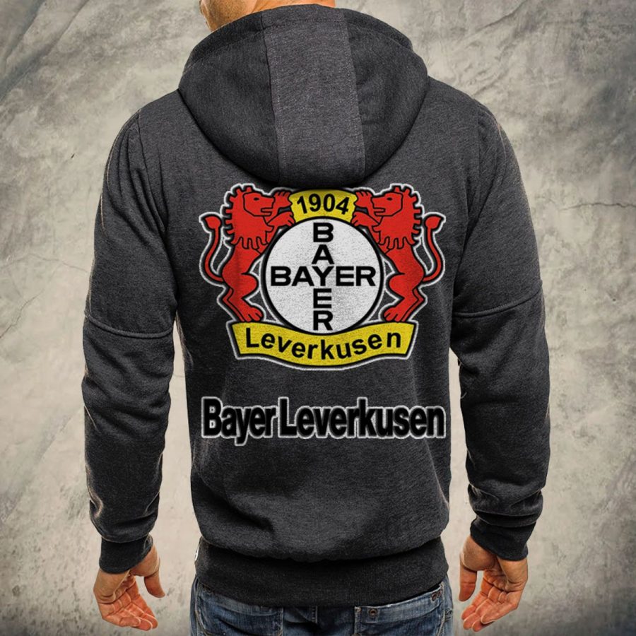 Bayer 04 Leverkusen Kapuzensweatjacke – Bild 5