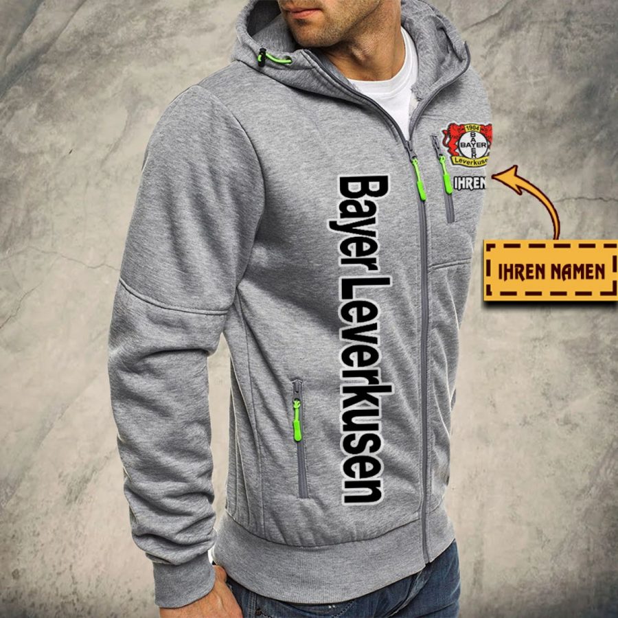Bayer 04 Leverkusen Kapuzensweatjacke – Bild 6