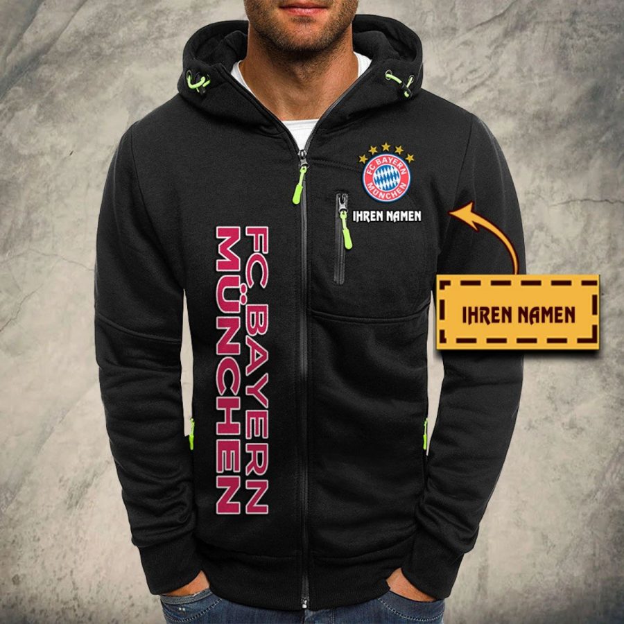 Bayern München Kapuzensweatjacke – Bild 2