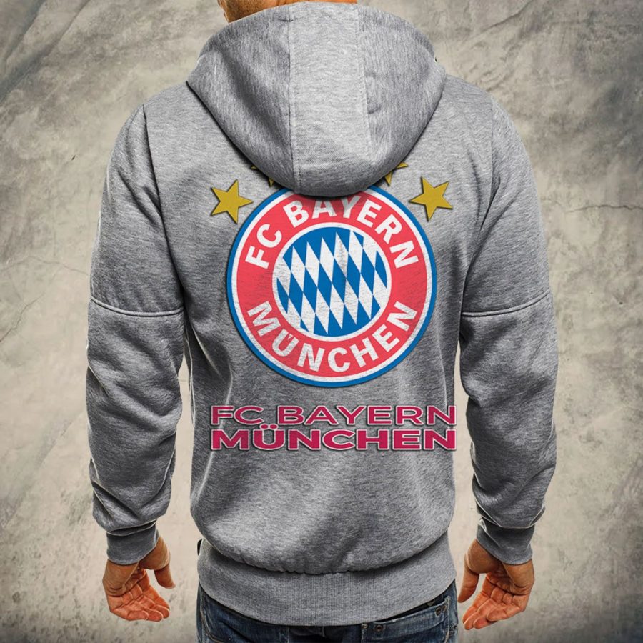 Bayern München Kapuzensweatjacke – Bild 7