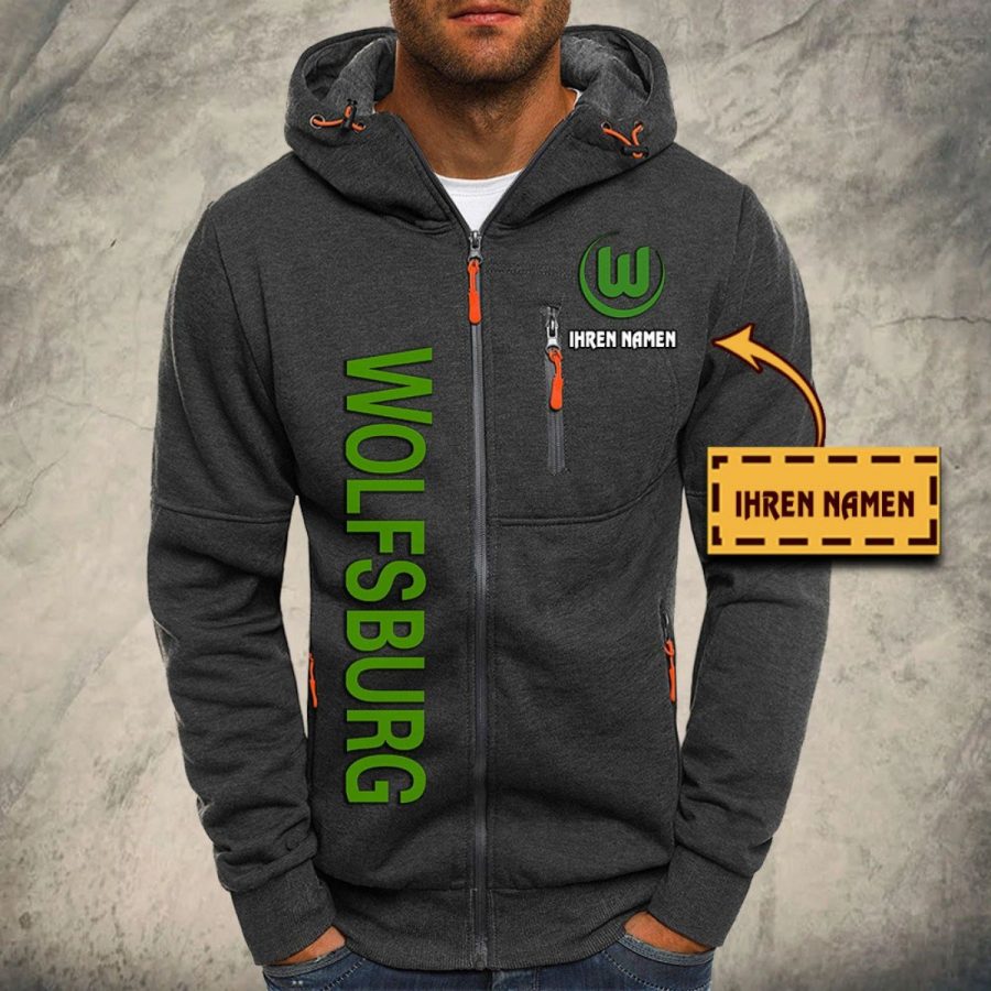 VfL Wolfsburg Kapuzensweatjacke – Bild 4