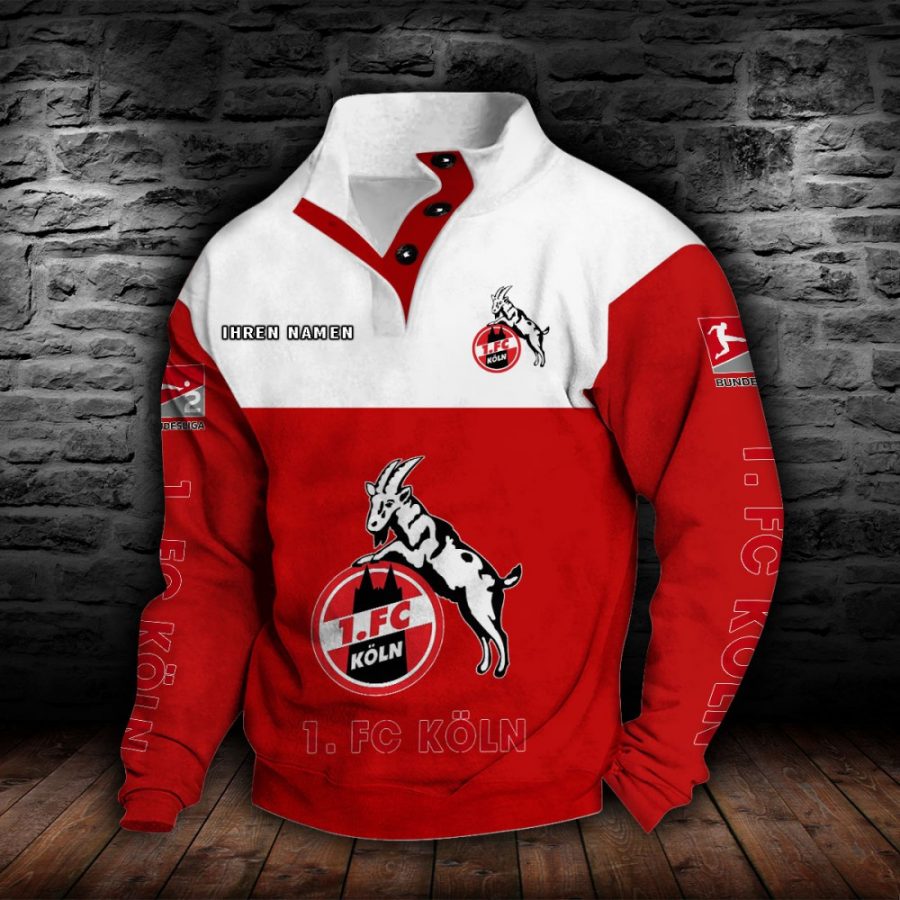1. FC Köln Stehkragen-Sweatshirt
