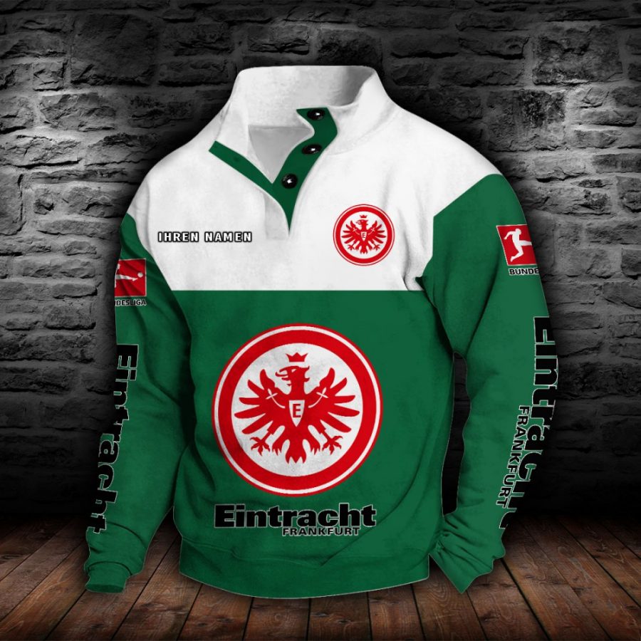 Eintracht Frankfurt Stehkragen-Sweatshirt – Bild 4