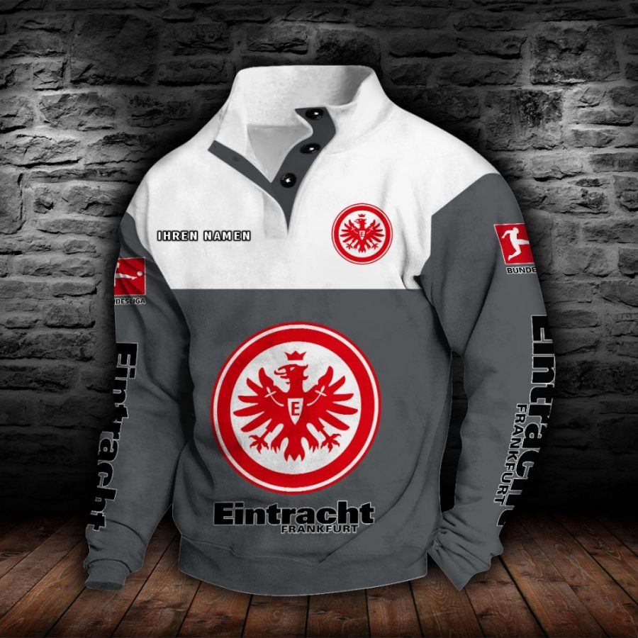 Eintracht Frankfurt Stehkragen-Sweatshirt – Bild 5