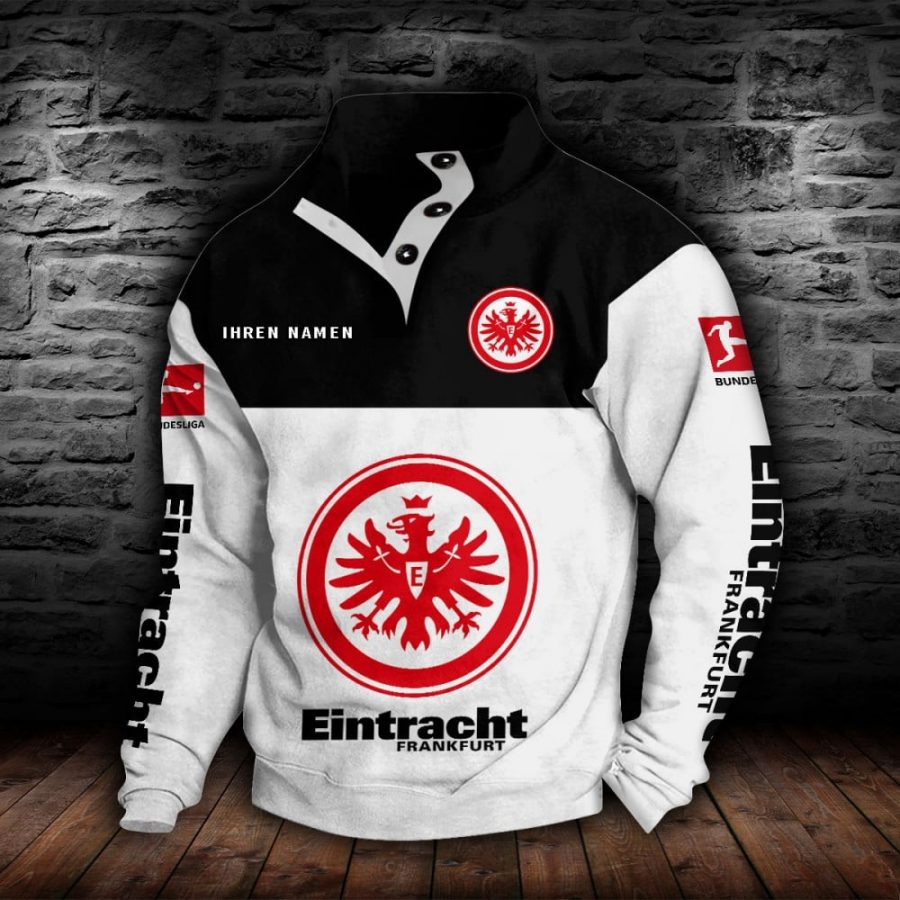Eintracht Frankfurt Stehkragen-Sweatshirt – Bild 8