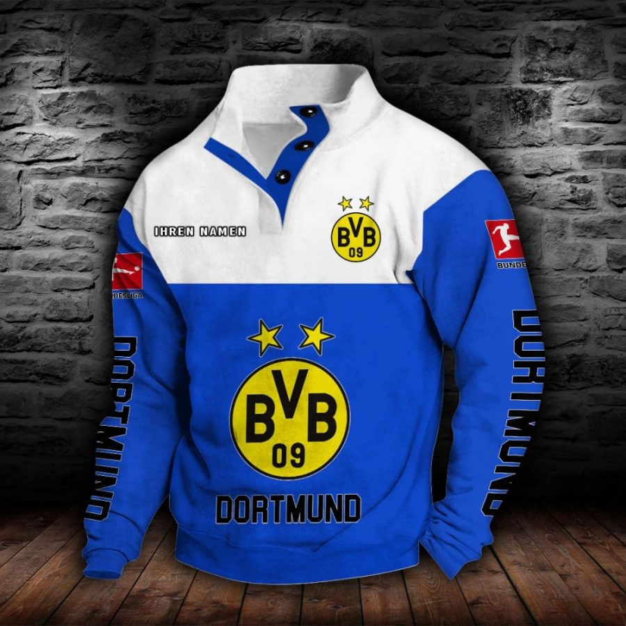 Borussia Dortmund Stehkragen-Sweatshirt – Bild 3
