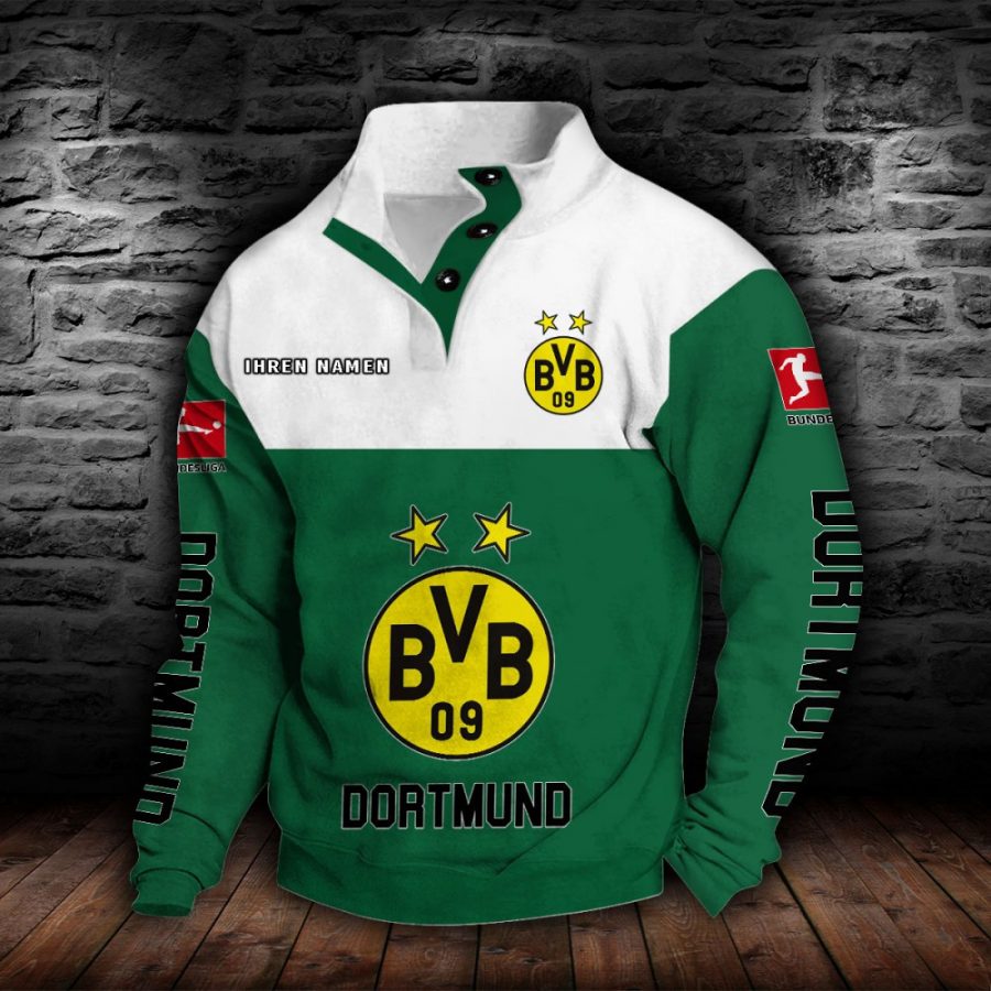 Borussia Dortmund Stehkragen-Sweatshirt – Bild 4