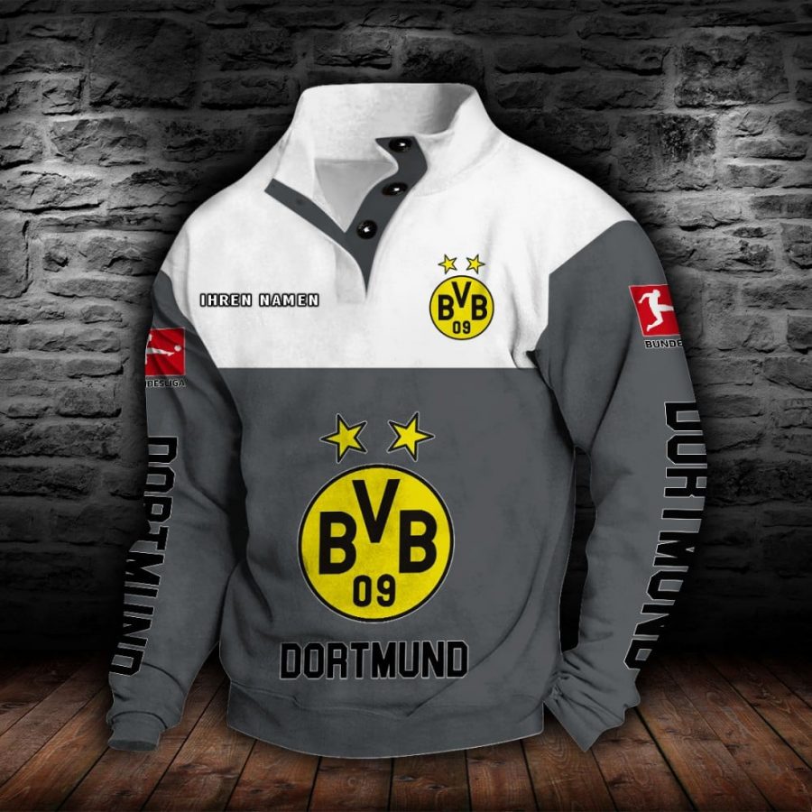 Borussia Dortmund Stehkragen-Sweatshirt – Bild 5