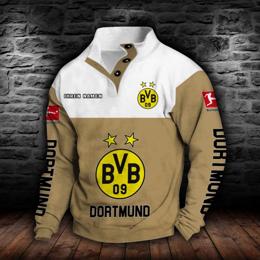 Borussia Dortmund Stehkragen-Sweatshirt – Bild 6