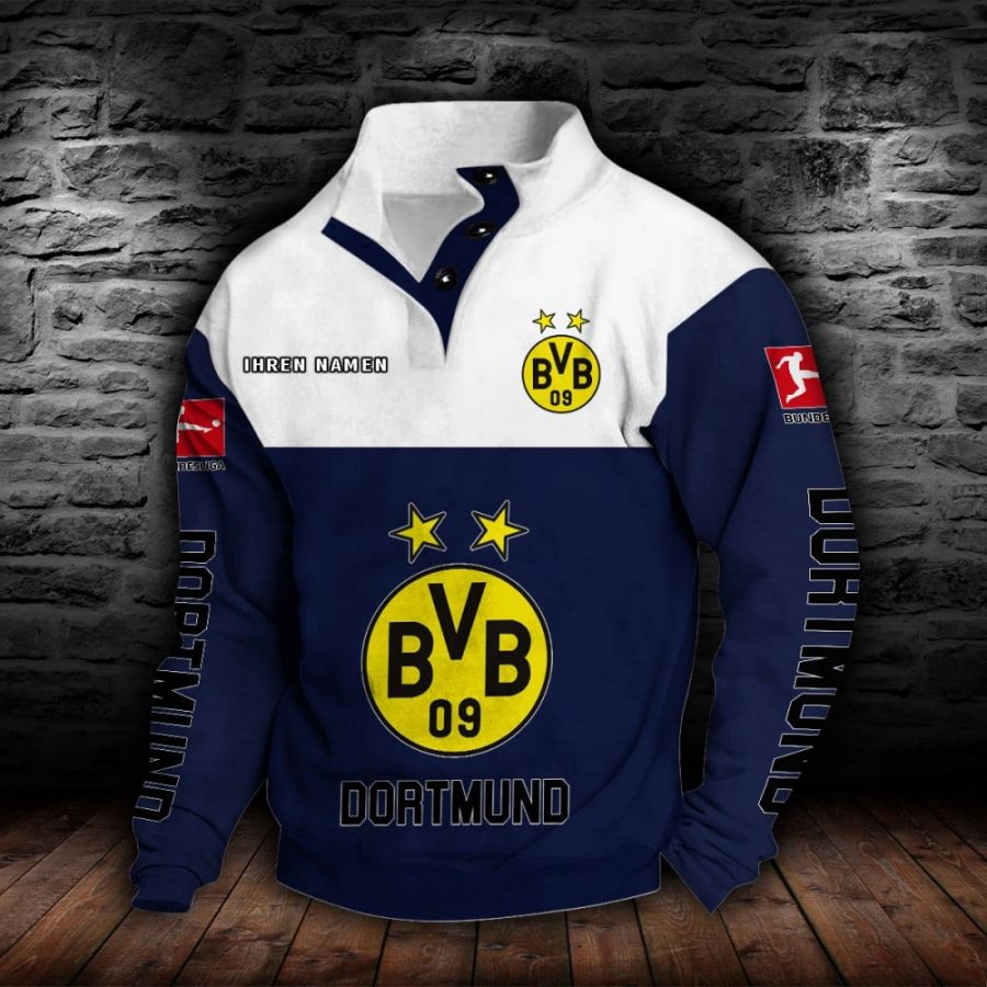 Borussia Dortmund Stehkragen-Sweatshirt – Bild 7
