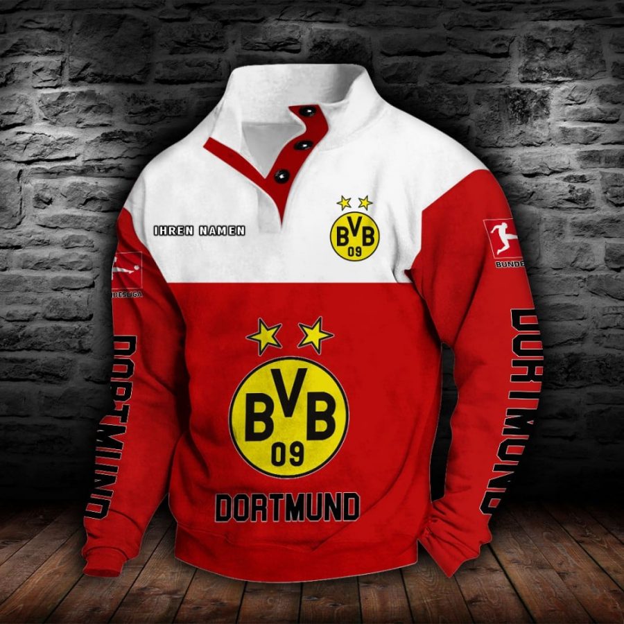 Borussia Dortmund Stehkragen-Sweatshirt – Bild 8