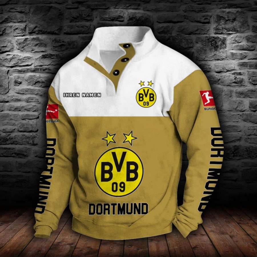Borussia Dortmund Stehkragen-Sweatshirt – Bild 9