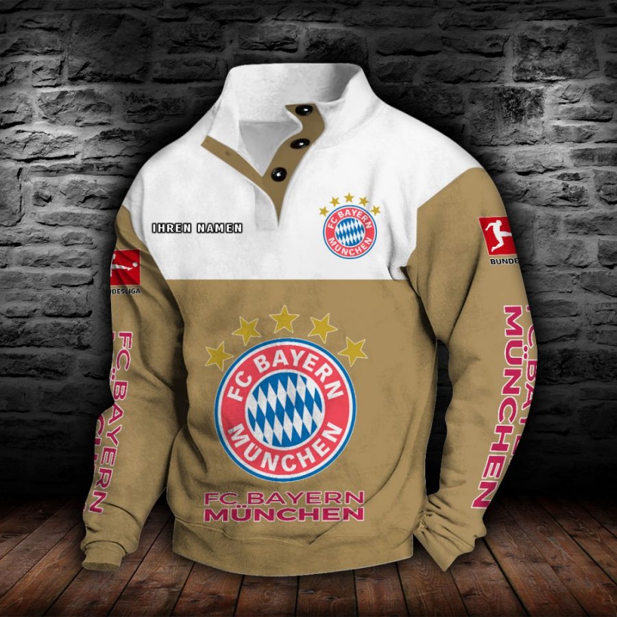 Bayern München Stehkragen-Sweatshirt – Bild 6