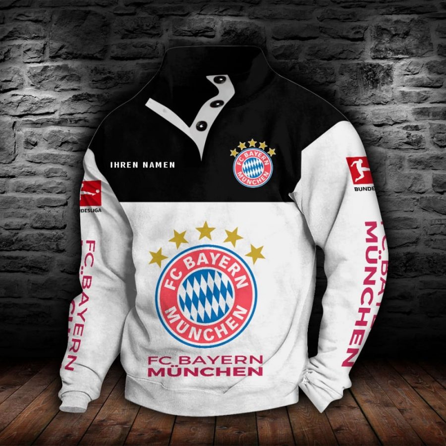Bayern München Stehkragen-Sweatshirt – Bild 8