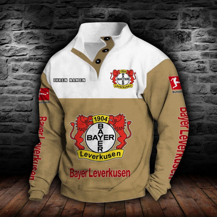 Bayer 04 Leverkusen Stehkragen-Sweatshirt – Bild 6