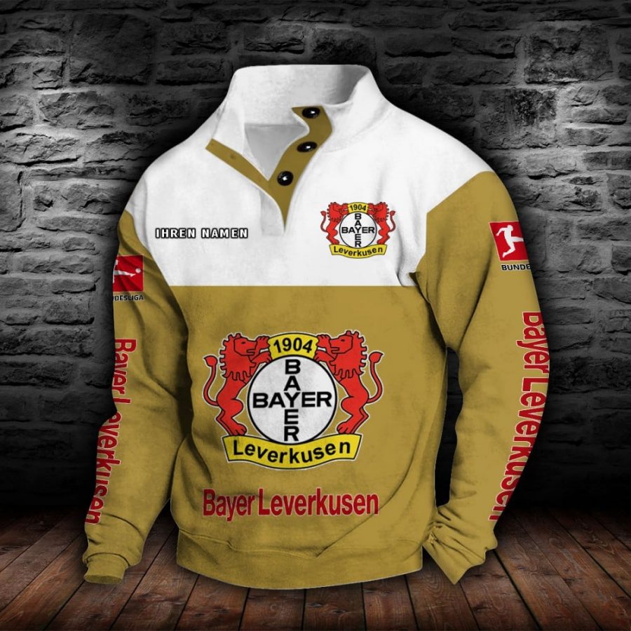 Bayer 04 Leverkusen Stehkragen-Sweatshirt – Bild 9