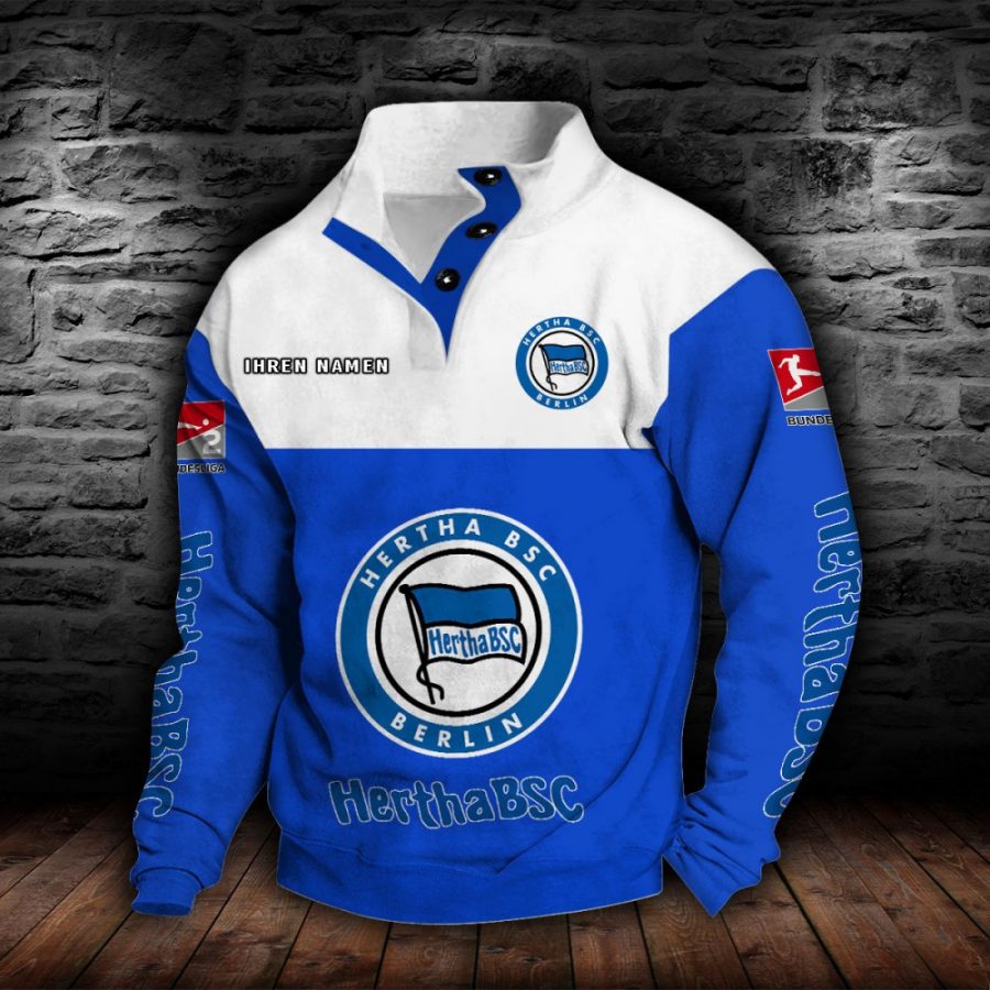 Hertha BSC Stehkragen-Sweatshirt – Bild 3