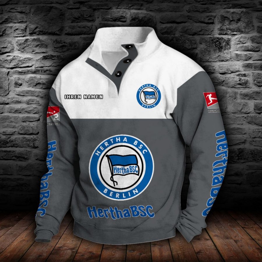 Hertha BSC Stehkragen-Sweatshirt – Bild 5