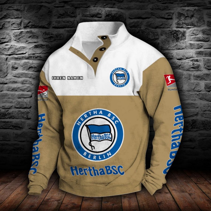 Hertha BSC Stehkragen-Sweatshirt – Bild 6