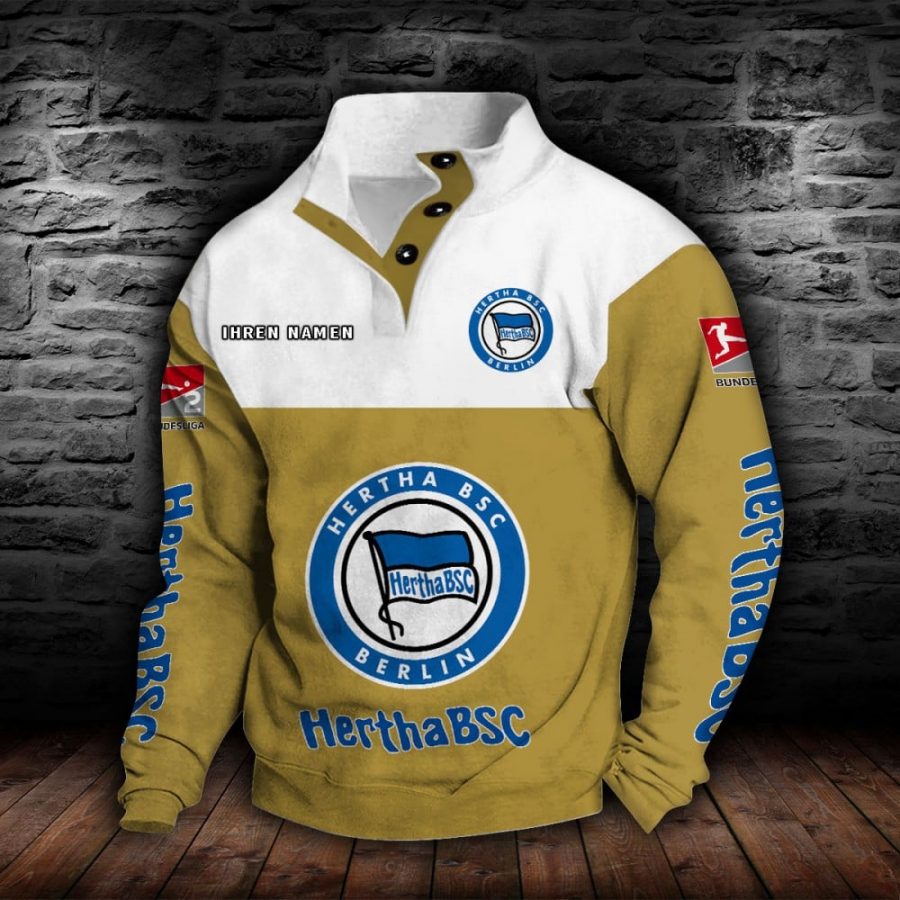 Hertha BSC Stehkragen-Sweatshirt – Bild 9