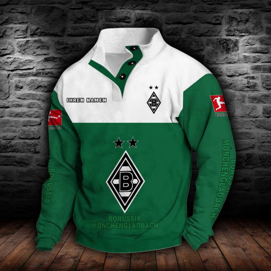 Borussia Mönchengladbach Stehkragen-Sweatshirt – Bild 4