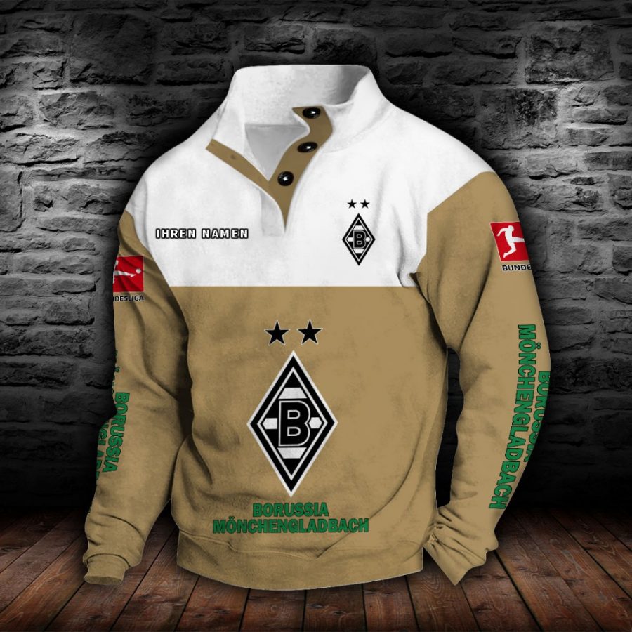 Borussia Mönchengladbach Stehkragen-Sweatshirt – Bild 6