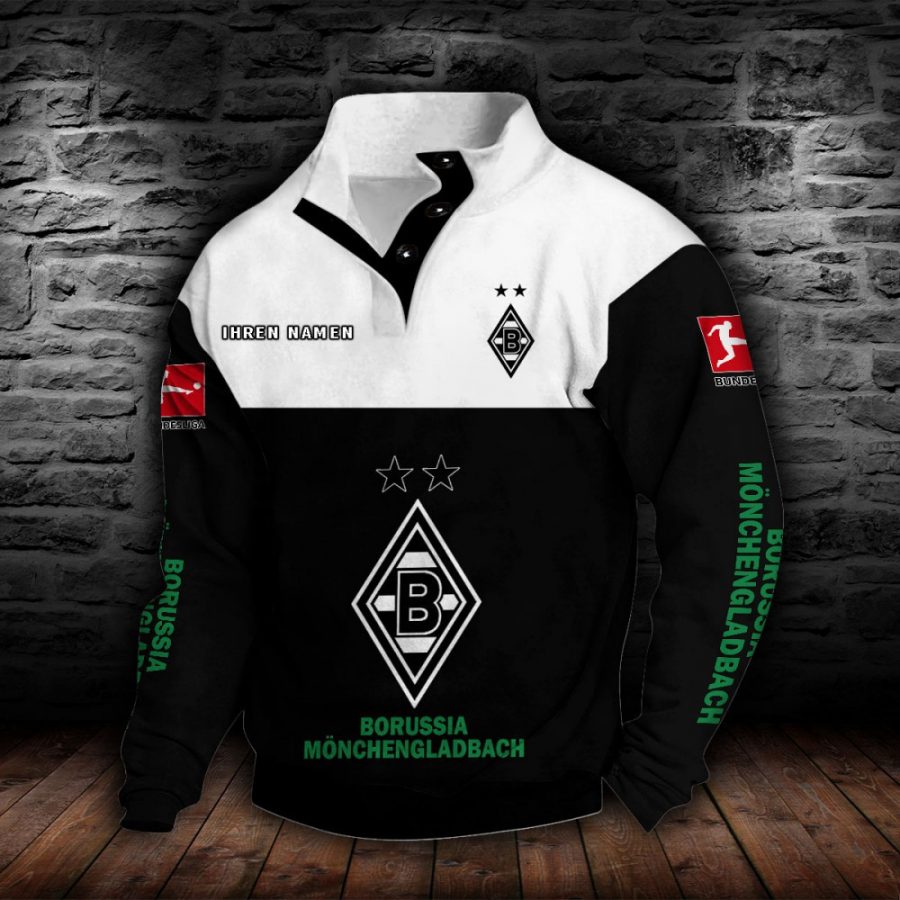 Borussia Mönchengladbach Stehkragen-Sweatshirt – Bild 2
