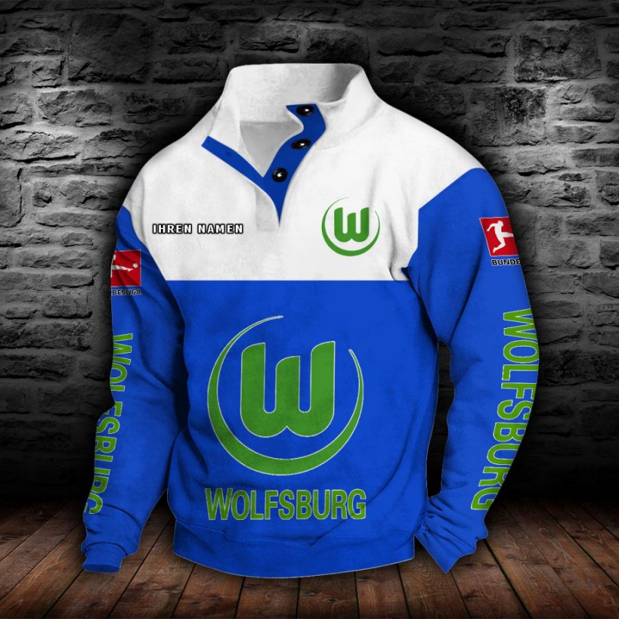 VfL Wolfsburg Stehkragen-Sweatshirt – Bild 3