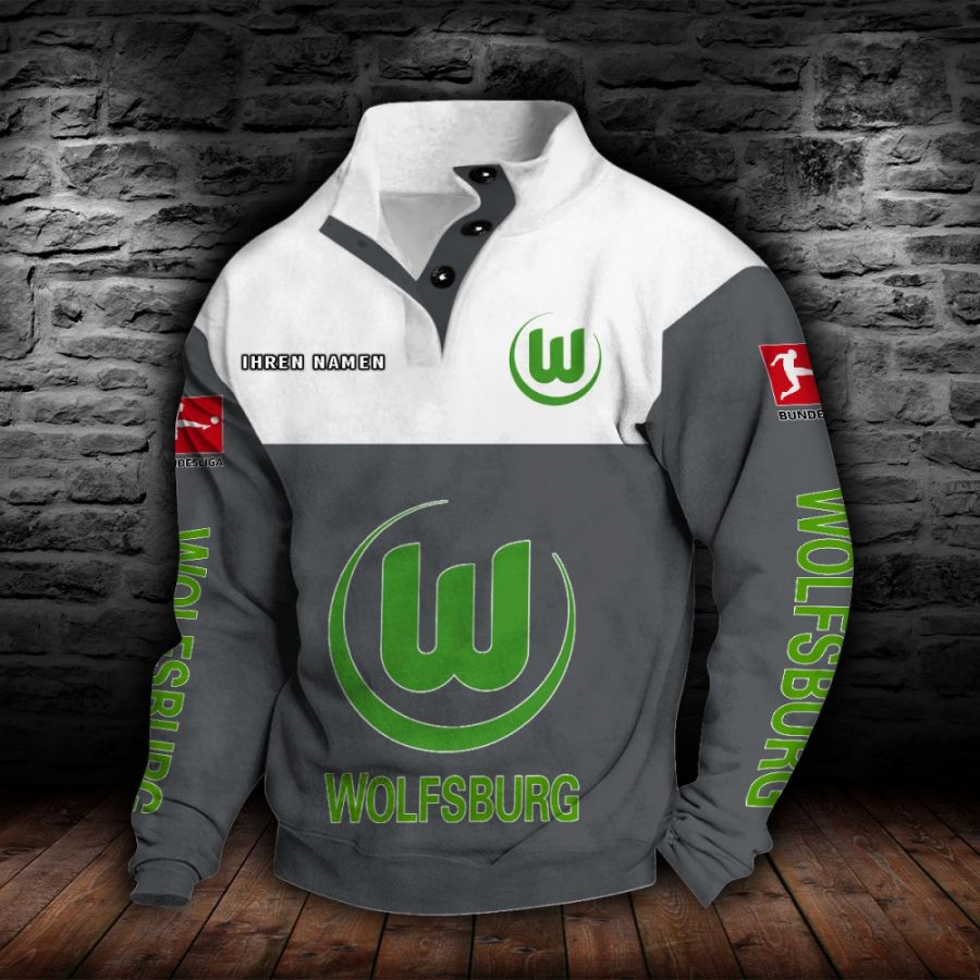 VfL Wolfsburg Stehkragen-Sweatshirt – Bild 4