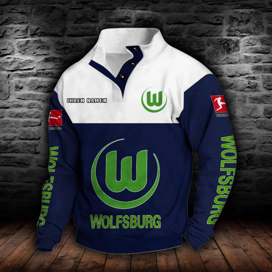 VfL Wolfsburg Stehkragen-Sweatshirt – Bild 6