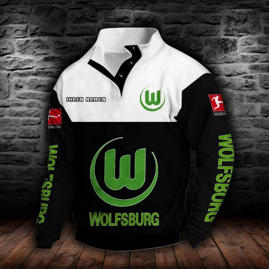 VfL Wolfsburg Stehkragen-Sweatshirt – Bild 2