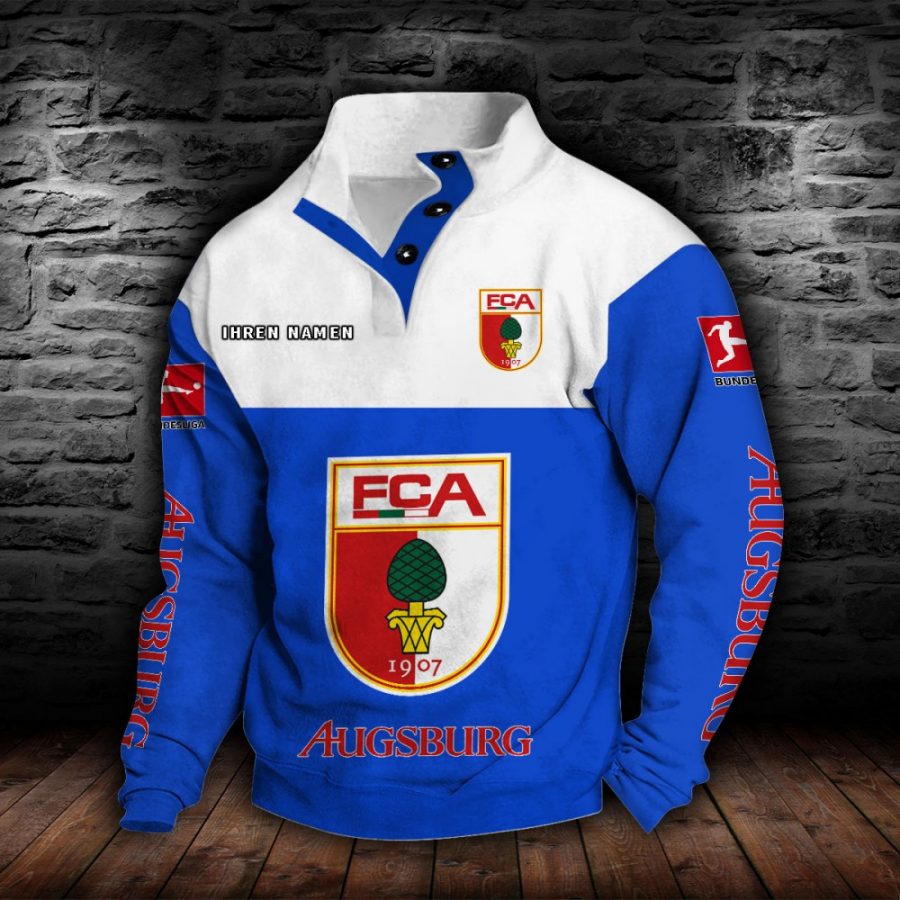 FC Augsburg Stehkragen-Sweatshirt – Bild 3