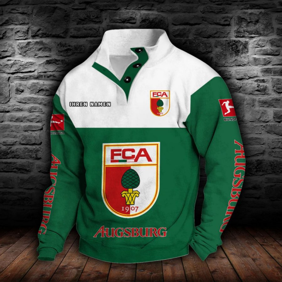 FC Augsburg Stehkragen-Sweatshirt – Bild 4