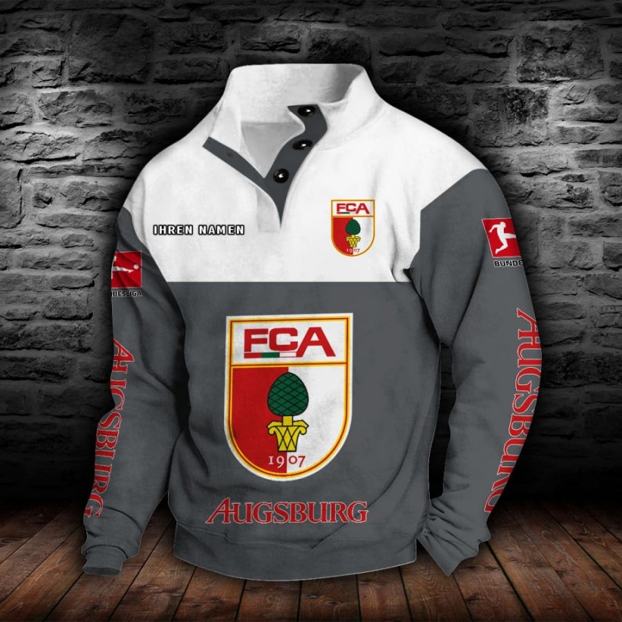 FC Augsburg Stehkragen-Sweatshirt – Bild 5