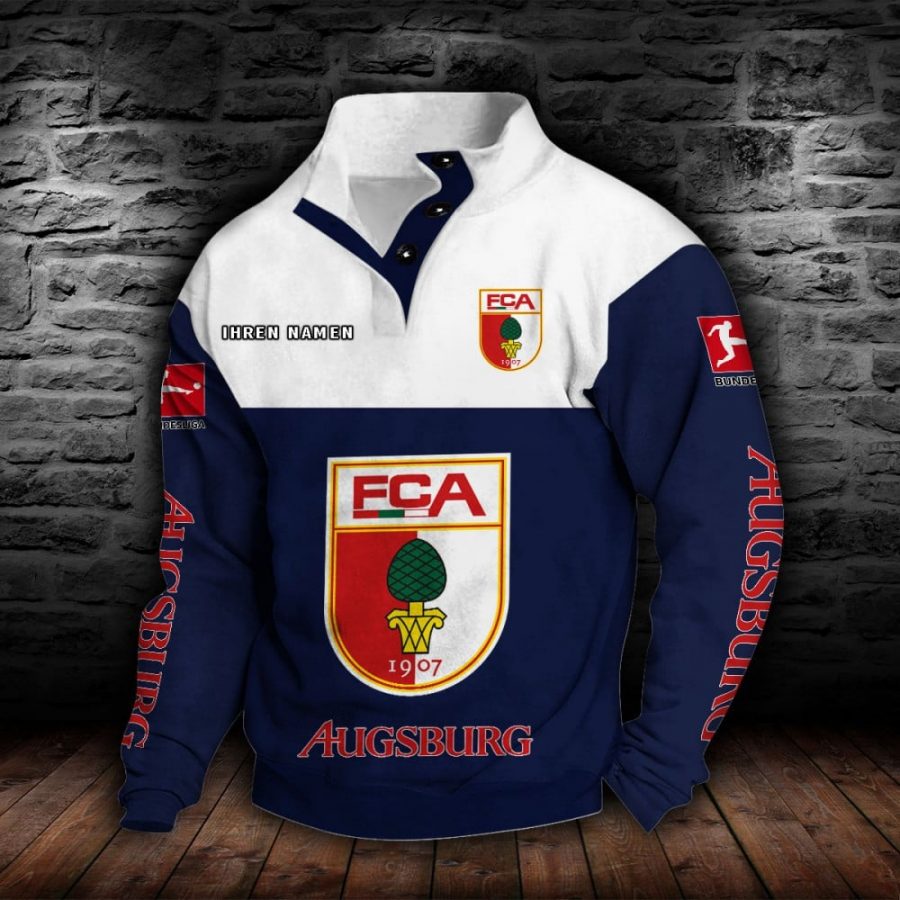FC Augsburg Stehkragen-Sweatshirt – Bild 7
